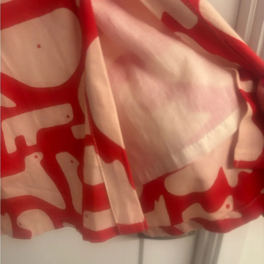 Red Patterned Dress - Picture 4 of 4